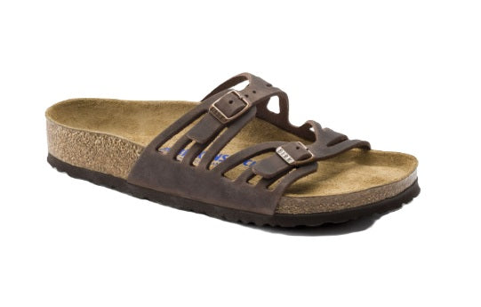 GRANADA-SOFT FOOTBED - 92651 (Regular Width)- HABANA OILED LEATHER