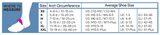 Foot Sleeve Sizing Chart