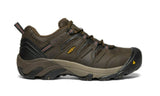 Side view low stop steel toe shoe