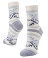 FIRESIDE CREW SOCK - 11377 Light Blue