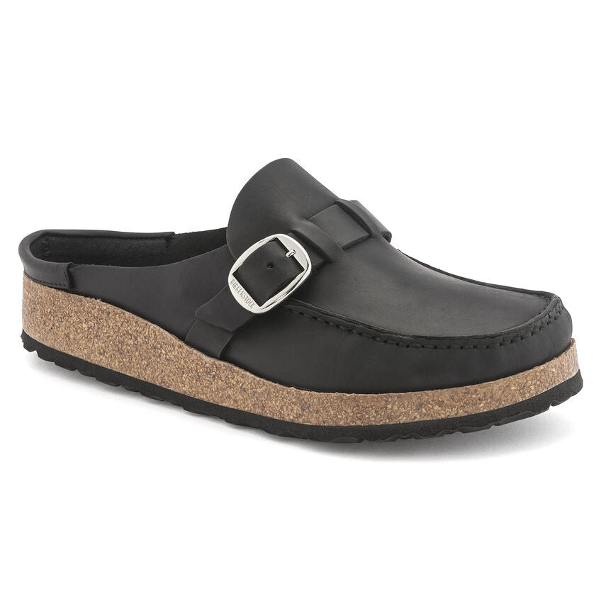 BUCKLEY LEATHER  - 1024897 - BLACK OILED LEATHER