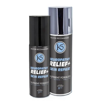 K5 DIABETIC FORMULA  - K5-8OZ K5 Neuropathy Relief & Skin Healing Cream