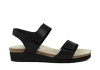 NAOT AISHA ARCH PRO - BLACK LEATHER/BLACK SUEDE - 125103NKL