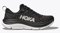 Women's HOKA GAVIOTA 5 (D Width) W-1134270 BWHT - BLACK/WHITE