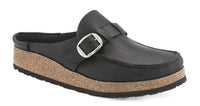 BUCKLEY LEATHER (Narrow)- 1024942 - BLACK OILED LEATHER