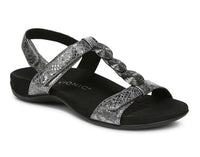 Farra Charcoal Snake Adjustable Sandal