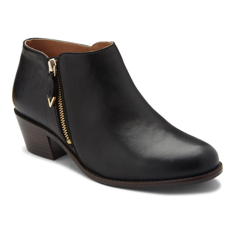 Sidney Dress Booties in 2023 | Low heel ankle boots, Black boots women,  Black leather boots