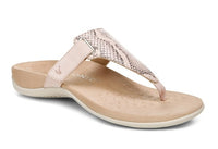 Wanda Pale Blush Snake Flip Flop