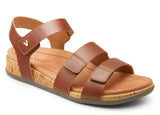 Brown Leather Adjustable Sandal